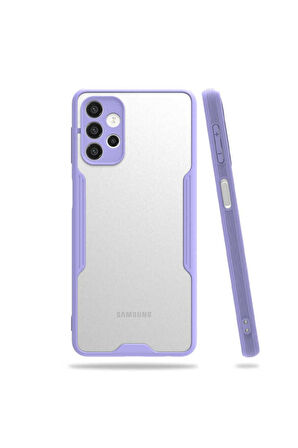 Samsung Galaxy A32 4G Uyumlu Kılıf Parfe Kapak Mor