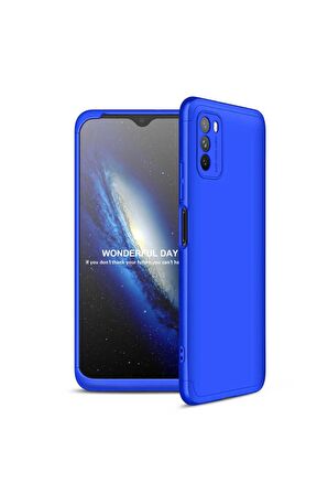 Xiaomi Poco M3 Uyumlu Kılıf Ays Kapak Mavi