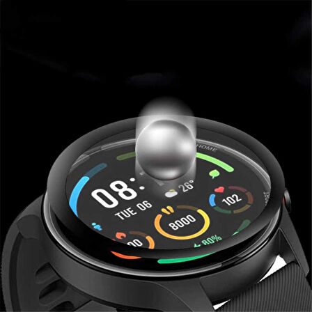 Xiaomi Mi Watch Uyumlu Pmma Pet Saat Ekran Koruyucu