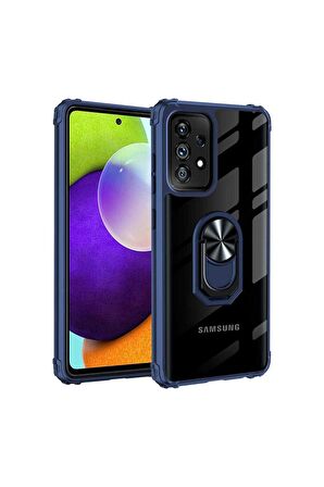 Samsung Galaxy A72 Uyumlu Kılıf Mola Kapak Lacivert