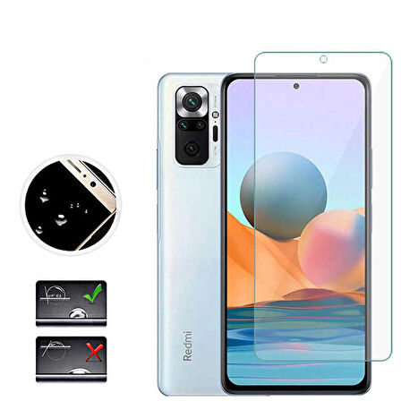 Xiaomi Redmi Note 10 Pro Uyumlu Nano Micro Temperli Ekran Koruyucu