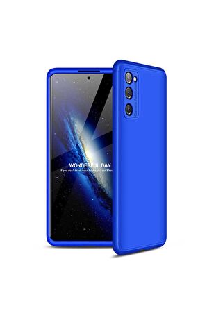 Samsung Galaxy S20 FE Uyumlu Kılıf Ays Kapak Mavi
