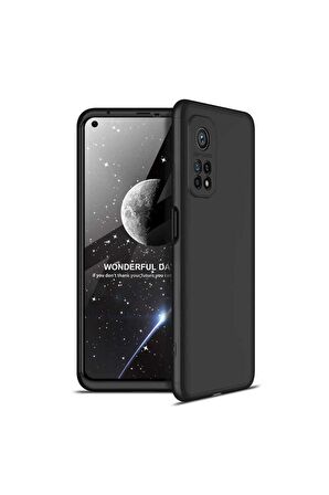 Xiaomi Mi 10T Pro 5G Uyumlu Kılıf Ays Kapak Siyah