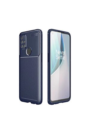 OnePlus Nord N10 5G Uyumlu Kılıf Negro Silikon Kapak Lacivert