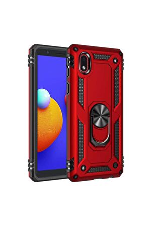 Samsung Galaxy A01 Core Uyumlu Kılıf Vega Kapak Kırmızı