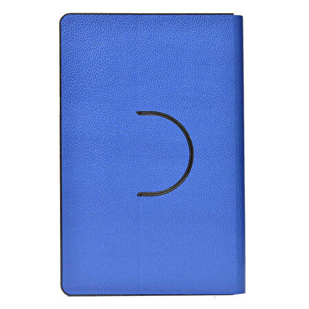 Lenovo M10 TB-X505F Uyumlu Tablet Kılıfı Fest Dönebilen Standlı Pu Deri Kılıf Mavi