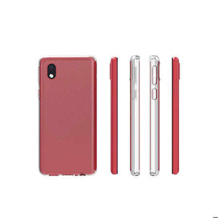 Samsung Galaxy A01 Core Uyumlu Kılıf Süper Silikon Kapak