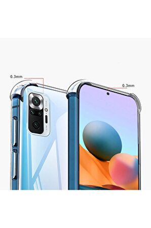 Xiaomi Redmi Note 10 Pro Uyumlu Kılıf Nitro Anti Shock Silikon