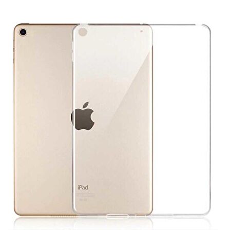 Apple iPad 9.7 2017 (5.Nesil) Uyumlu Tablet Kılıfı Şeffaf Süper Silikon Kapak Renksiz