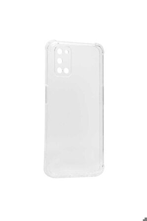 Oppo A52 Uyumlu Kılıf Kamera Korumalı Nitro Anti Shock Silikon