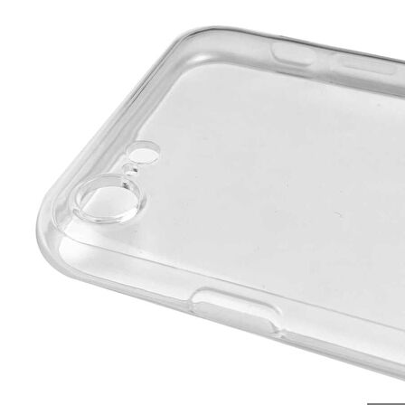 Apple iPhone 8 Uyumlu Kılıf Kamera Korumalı Süper Silikon Kapak