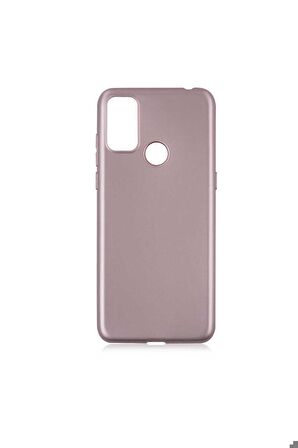 Alcatel 1S 2021 Uyumlu Kılıf Premier Silikon Kapak Rose Gold