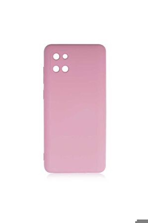 Samsung Galaxy A81 (Note 10 Lite) Uyumlu Kılıf Mara Lansman Kapak Pembe Açık