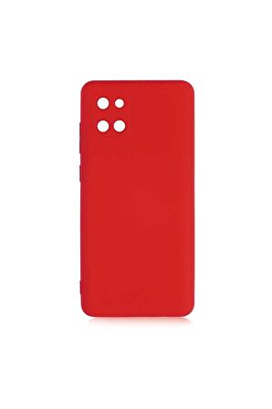 Samsung Galaxy A81 (Note 10 Lite) Uyumlu Kılıf Mara Lansman Kapak Kırmızı