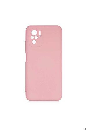 Xiaomi Redmi Note 10S Uyumlu Kılıf Mara Lansman Kapak Pembe Açık
