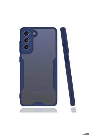 Samsung Galaxy S21 FE Uyumlu Kılıf Parfe Kapak Lacivert