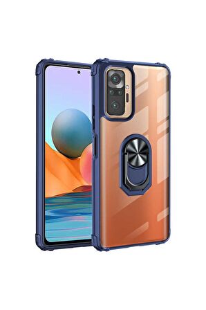 Xiaomi Redmi Note 10 Pro Uyumlu Kılıf Mola Kapak Lacivert