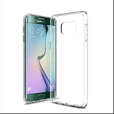 Samsung Galaxy S6 Edge Uyumlu Kılıf Süper Silikon Kapak