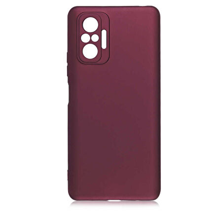 Xiaomi Redmi Note 10 Pro Uyumlu Kılıf Premier Silikon Kapak Mürdüm