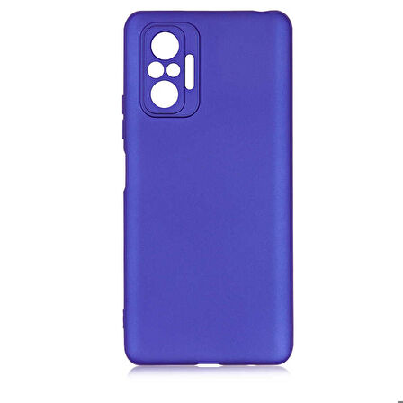 Xiaomi Redmi Note 10 Pro Uyumlu Kılıf Premier Silikon Kapak Saks Mavi