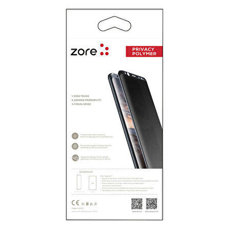 Samsung Galaxy Note 20 Ultra Uyumlu Privacy Polymer Nano Ekran Koruyucu