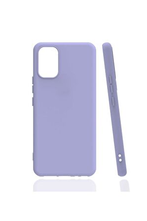Vivo V21 Uyumlu Kılıf Biye Silikon Lila