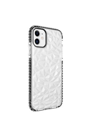 Apple iPhone 11 Uyumlu Kılıf Buzz Kapak Siyah