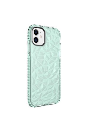 Apple iPhone 11 Uyumlu Kılıf Buzz Kapak Yeşil