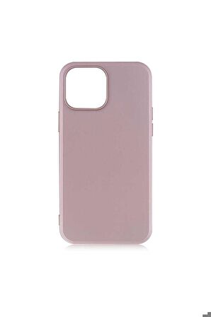 Apple iPhone 13 Pro Max Uyumlu Kılıf Premier Silikon Kapak Rose Gold