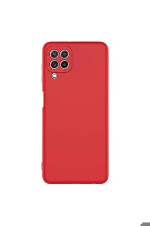 Samsung Galaxy A22 4G Uyumlu Kılıf Mara Lansman Kapak Kırmızı