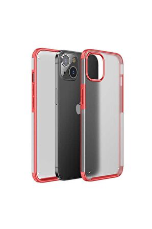 Apple iPhone 13 Uyumlu Kılıf Volks Kapak Kırmızı