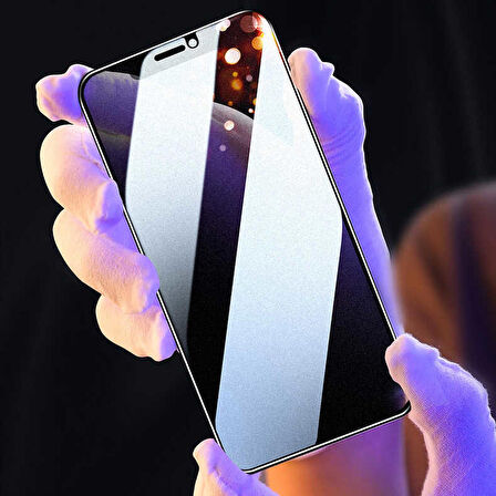 Apple iPhone 12 Pro Uyumlu Fit Hard Mat Privacy Cam Ekran Koruyucu