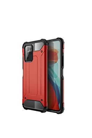 Xiaomi Poco X3 GT Uyumlu Kılıf Crash Silikon Kapak Kırmızı