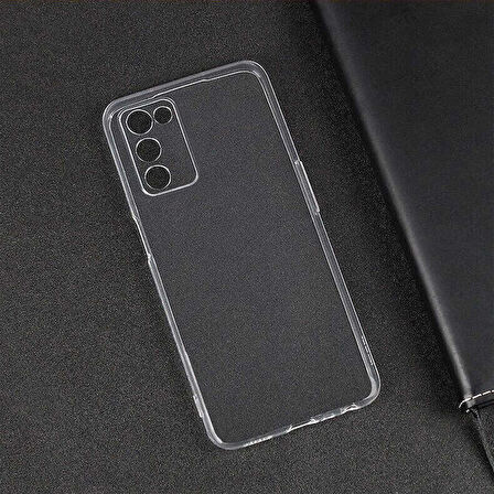 Oppo A55 5G Uyumlu Kılıf Süper Silikon Kapak