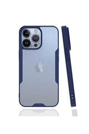 Apple iPhone 13 Pro Uyumlu Kılıf Parfe Kapak Lacivert