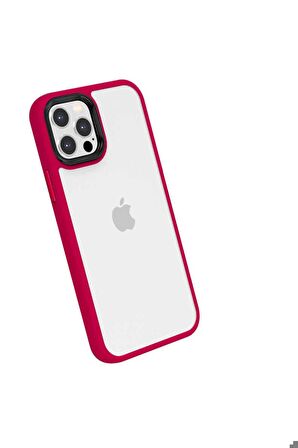 Apple iPhone 13 Pro Uyumlu Kılıf Cann Kapak Kırmızı