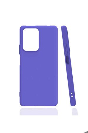Xiaomi Mi 11T 5G Uyumlu Kılıf Biye Silikon Lila