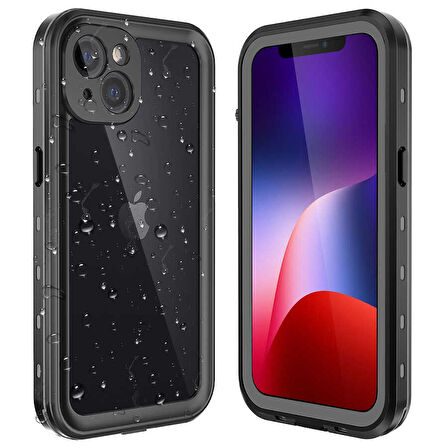 Apple iPhone 13 Uyumlu Kılıf 1-1 Su Geçirmez Kılıf