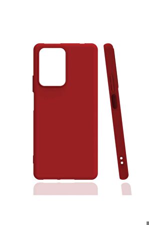 Xiaomi Mi 11T Pro 5G Uyumlu Kılıf Biye Silikon Kırmızı