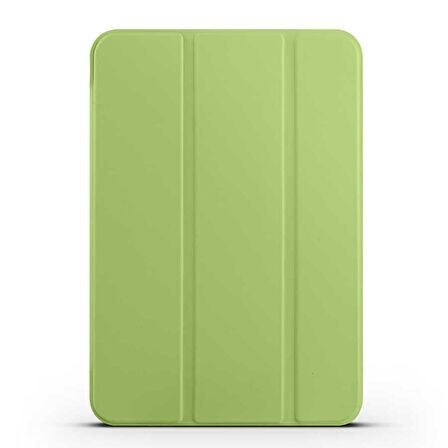 Apple iPad Mini 2021 (6.Nesil) Uyumlu Tablet Kılıfı Smart Cover Standlı Kılıf Yeşil