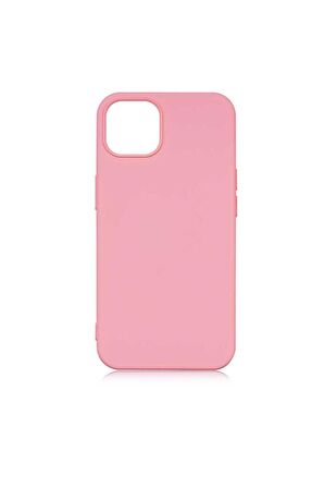 Apple iPhone 13 Uyumlu Kılıf LSR Lansman Kapak Pembe Açık