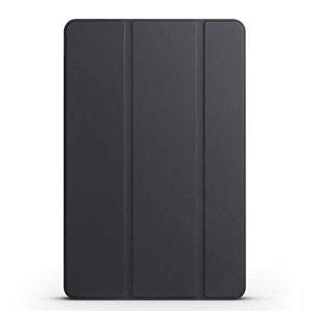 Xiaomi Mi Pad 5 Uyumlu Tablet Kılıfı Smart Cover Standlı Akıllı Kılıf Siyah