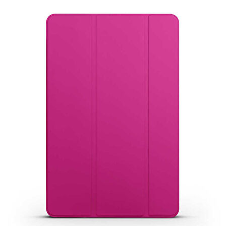 Xiaomi Mi Pad 5 Uyumlu Tablet Kılıfı Smart Cover Standlı Akıllı Kılıf Pembe