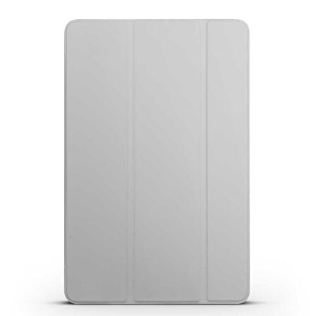 Xiaomi Mi Pad 5 Uyumlu Tablet Kılıfı Smart Cover Standlı Akıllı Kılıf Gri