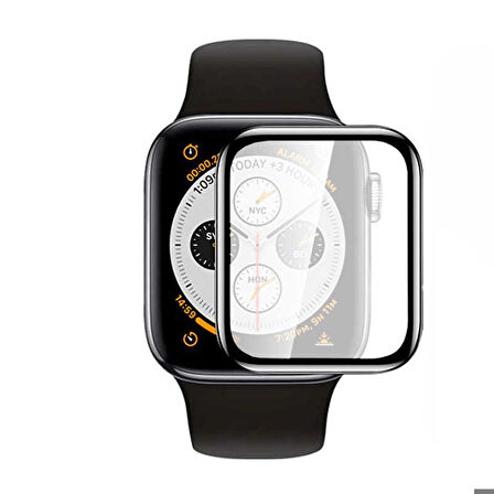 Apple Watch 41 Mm Uyumlu Mat Eko Pmma Pet Saat Ekran Koruyucu