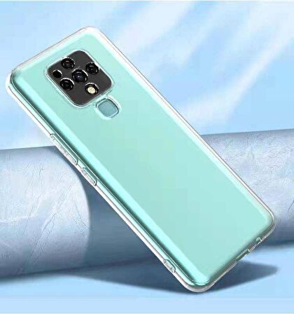 Tecno Camon 16 Uyumlu Kılıf Kamera Korumalı Süper Silikon Kapak