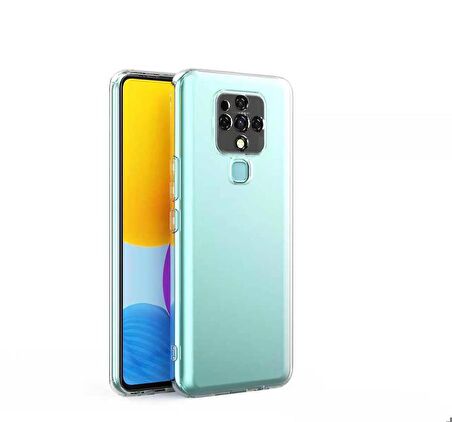 Tecno Camon 16 Uyumlu Kılıf Kamera Korumalı Süper Silikon Kapak