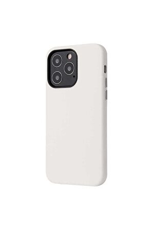 Apple iPhone 13 Pro Uyumlu Kılıf Eyzi Kapak Beyaz