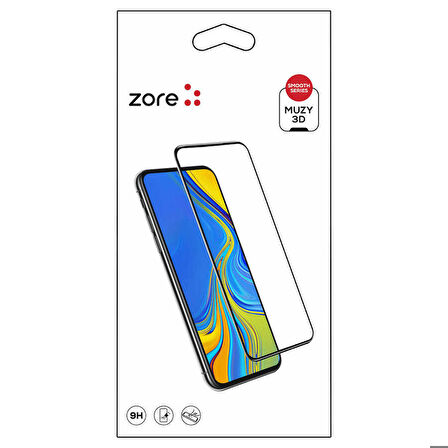 Apple iPhone 11 Uyumlu 3D Muzy Temperli Cam Ekran Koruyucu