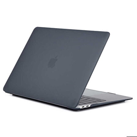 Apple Macbook 13.3' Air 2020 Uyumlu A2337 MSoft Kristal Kapak Siyah